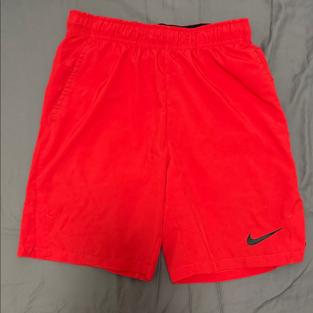 Nike Men's Bright Red Sports Shorts